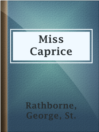 Cover image for Miss Caprice